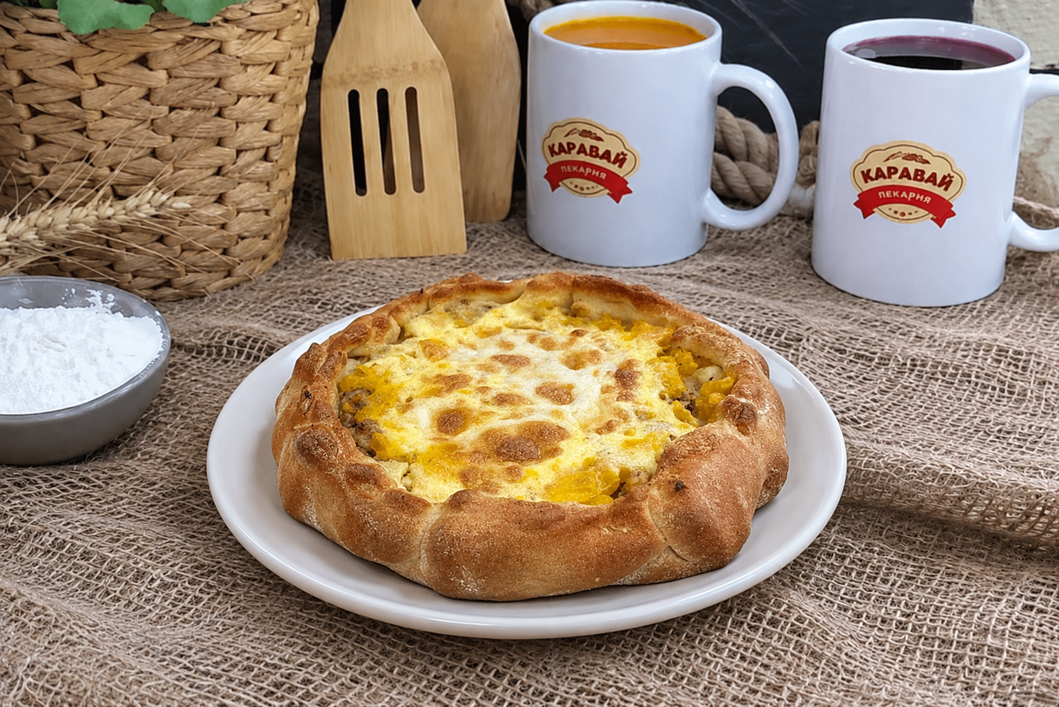 Перемечи печеные с мясом и тыквой