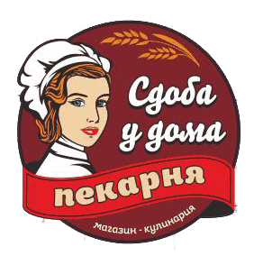 Логотип пекарни Сдоба у дома